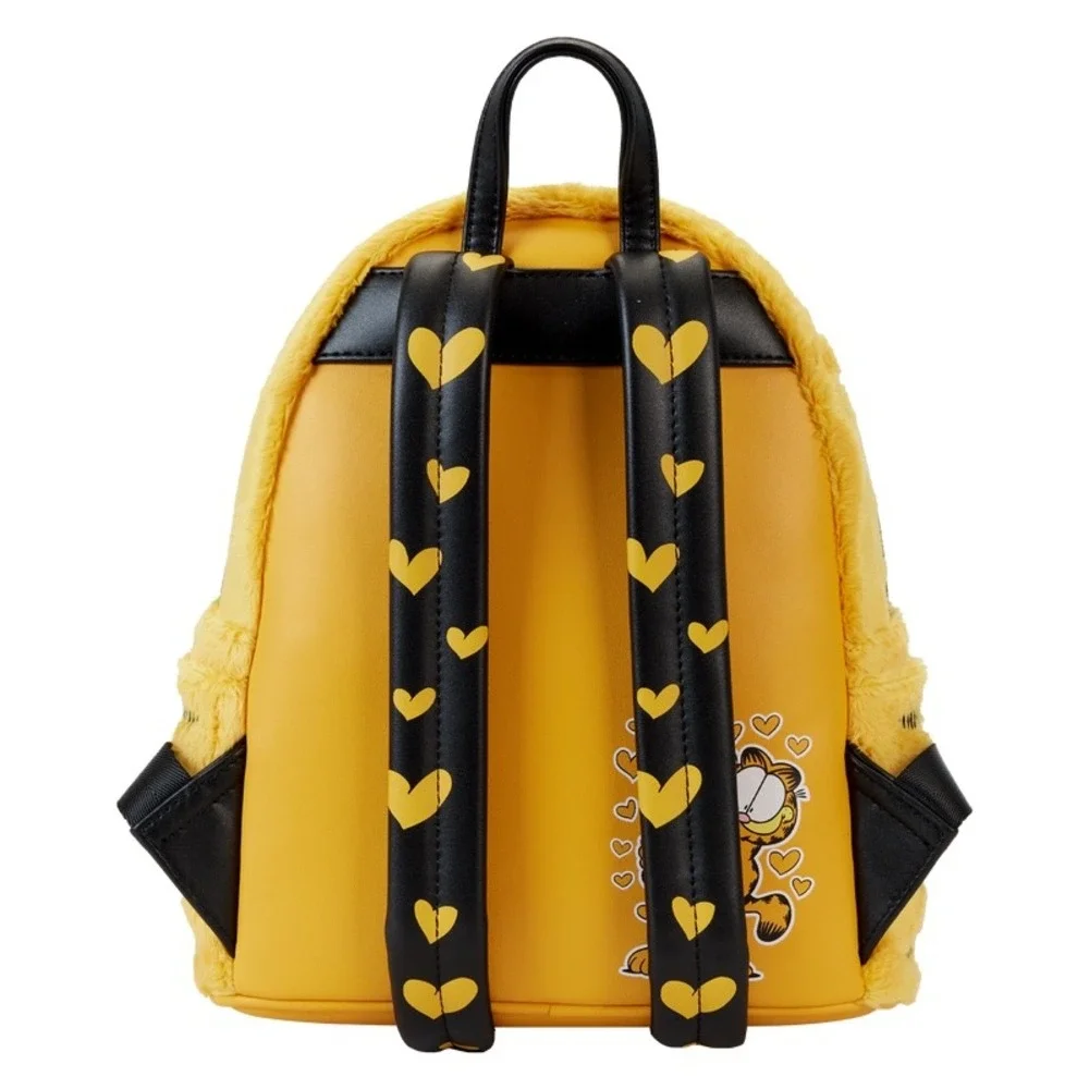NEW Loungefly Nickelodeon Garfield and Pooky Plush Mini Backpack Yellow Faux Fur